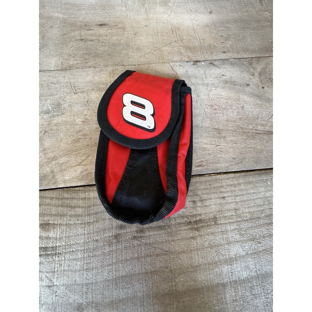 NASCAR #8 Dale Earnhardt Jr Rugged Nylon Hook & Loop Pouch Case Carrier‎ Pouch